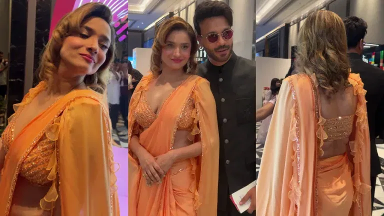 Ankita Lokhande Cocktail Saree: Where Tradition Meets Modern Glamour