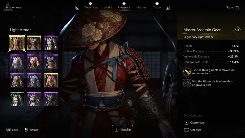 image 1003 Assassin’s Creed Shadows: The Ultimate Guide to Mastering Naoe’s Legendary Gear