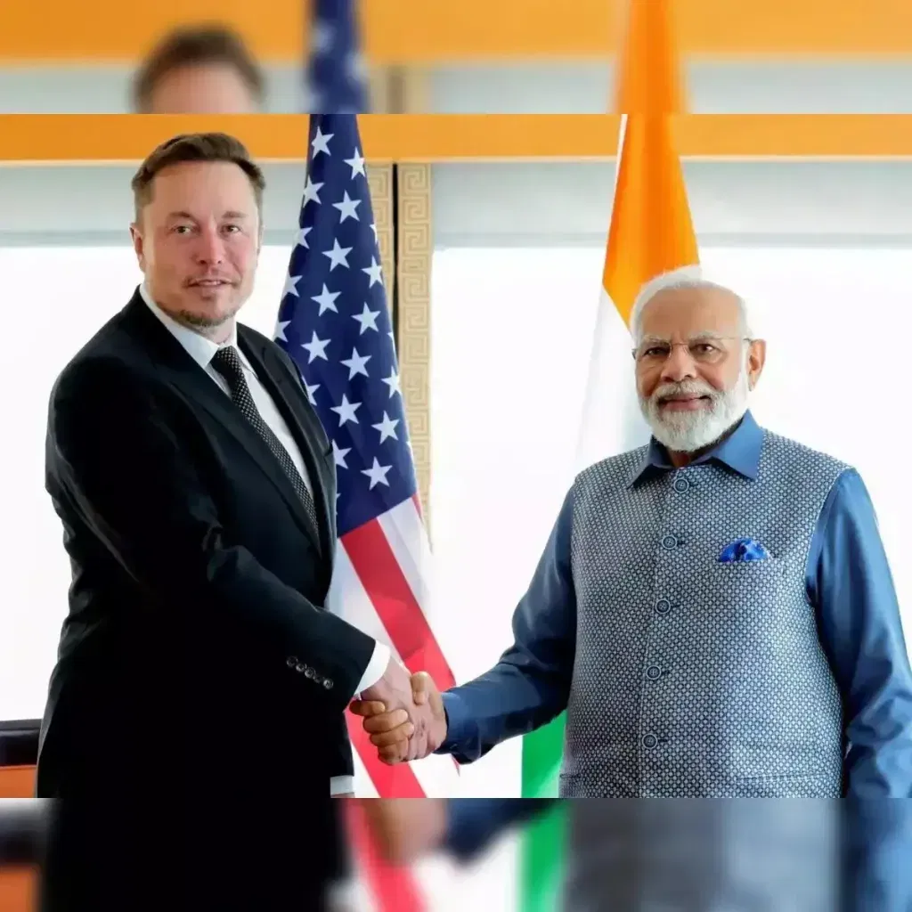 Modi and Musk Explore Future Tech Ties Between India & Tesla