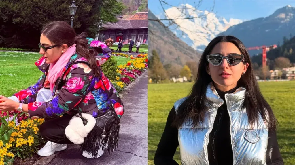 image 369 Sara Ali Khan Swiss Chic: Two Must-Have Jackets for Your Picture-Perfect Alpine Getaway