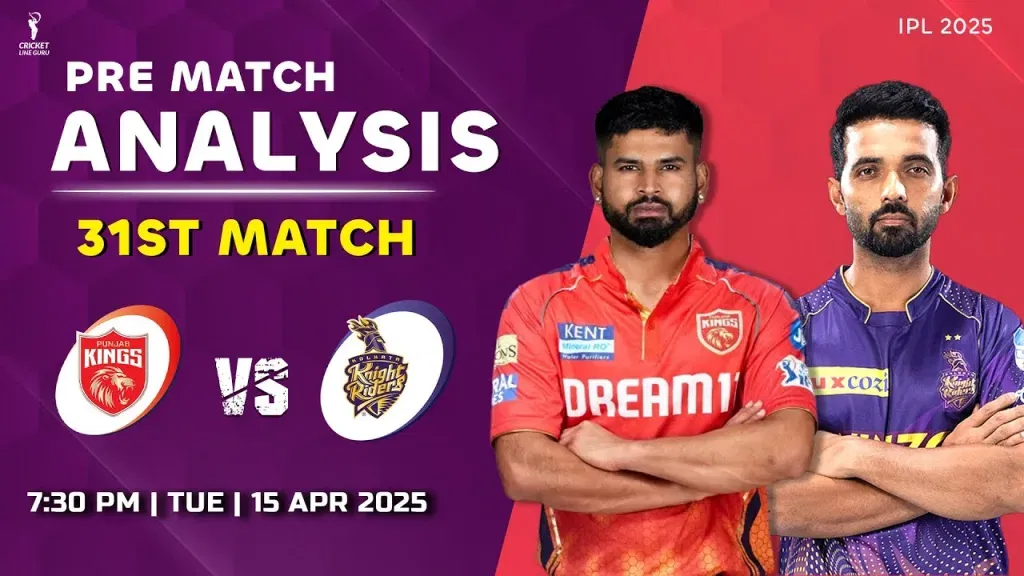 image 390 PBKS vs KKR IPL 2025: Ultimate Dream11 Guide, Fantasy Tips, and Match 31 Preview