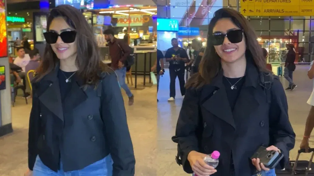 image 446 Mrunal Thakur Airport Chic: Mastering Casual Luxury with a Rs 3,40,000 Dior Bag