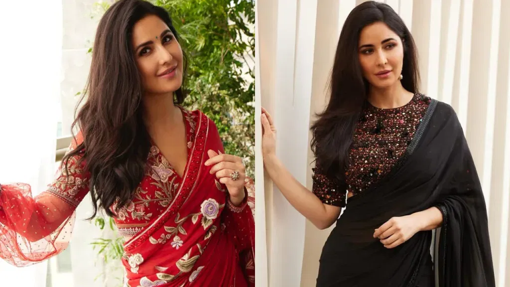 image 583 Katrina Kaif 7 Showstopping Saree Blouse Designs: Steal Her Wedding-Ready Looks!