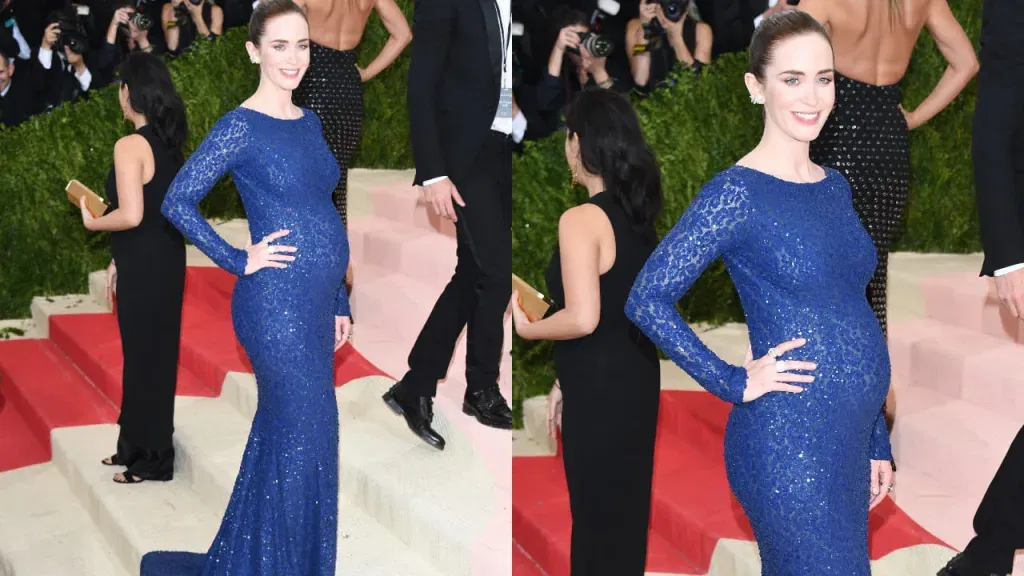 image 593 Glamorous Bumps: Celebrities Redefining Red Carpet Maternity Style at the Met Gala