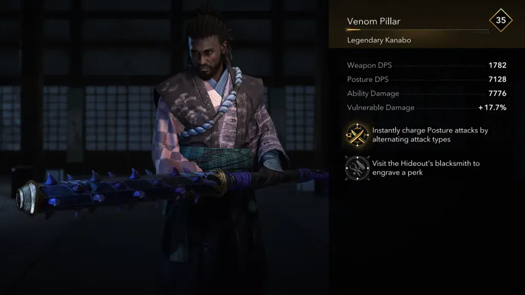 image 747 Assassin’s Creed Shadows: Unlock the Legendary Venom Pillar Kanabo and Dominate the Battlefield