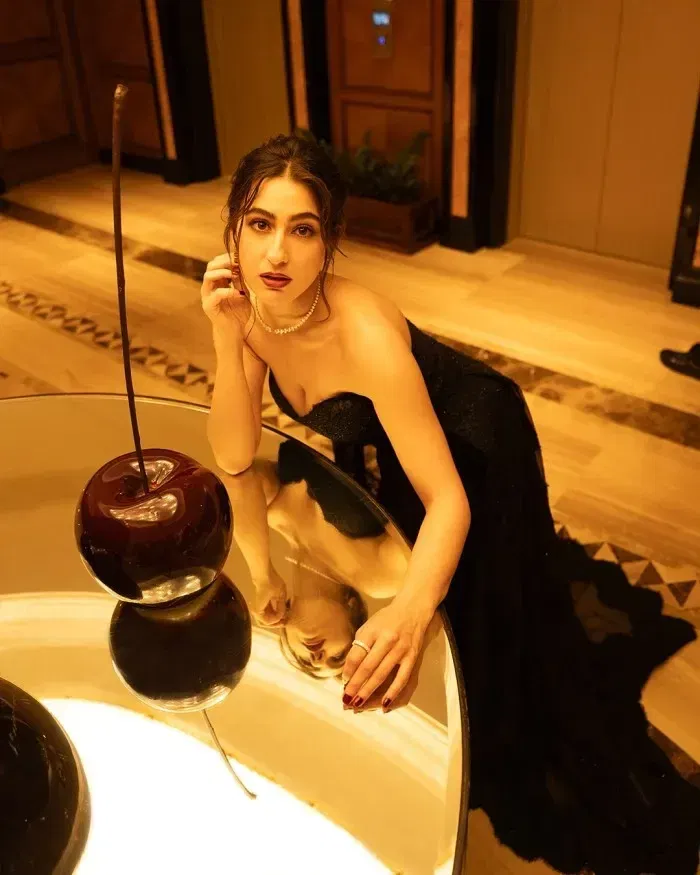 image 785 Sara Ali Khan Redefines Elegance: The Black Gown That Stole the Night