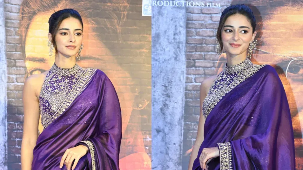 image 826 Ananya Panday Rs 57,500 Baingani Saree: A Red Carpet Revelation of Timeless Elegance