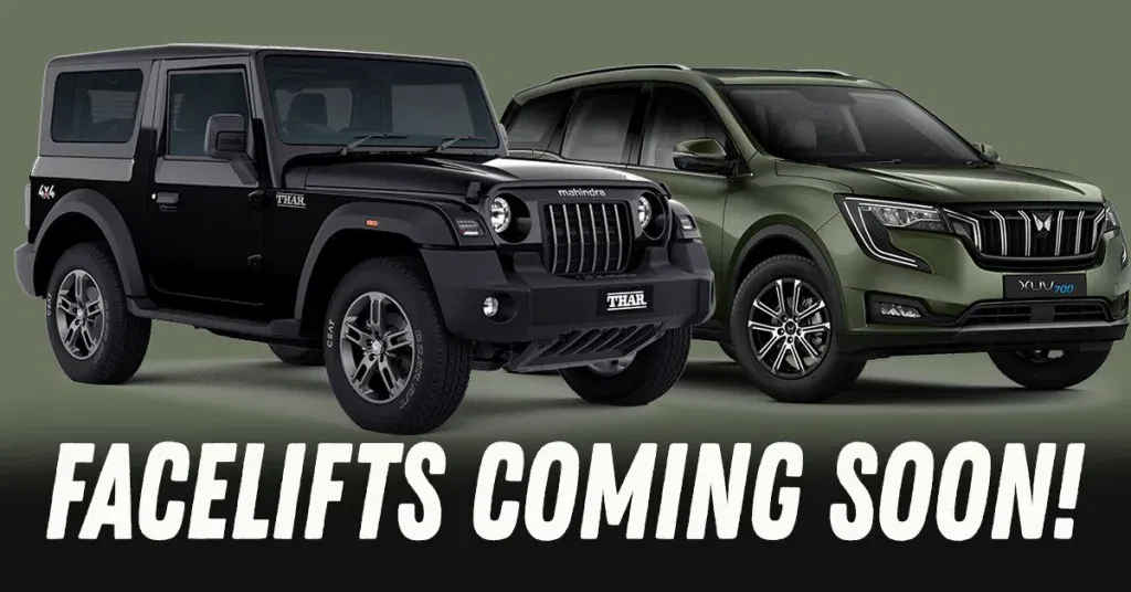 Mahindra’s 2026 SUV Makeover: Thar and XUV700 To Be Redesign