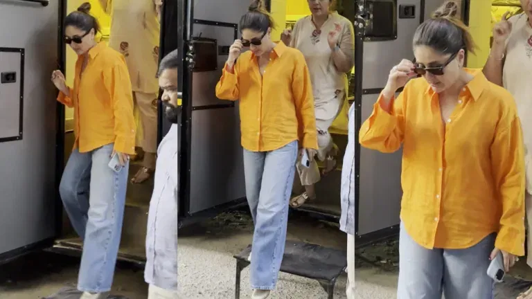 Kareena Kapoor Summer Style Decoded: The Ultimate Tangerine Shirt Moment