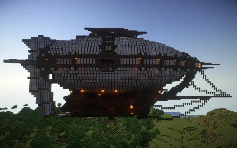 Minecraft War Blimps: When Creativity Meets Chaos!