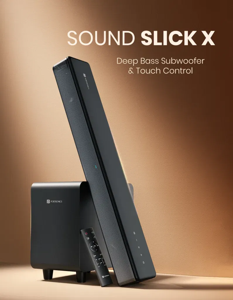 Portronics sound slick x soundbar..