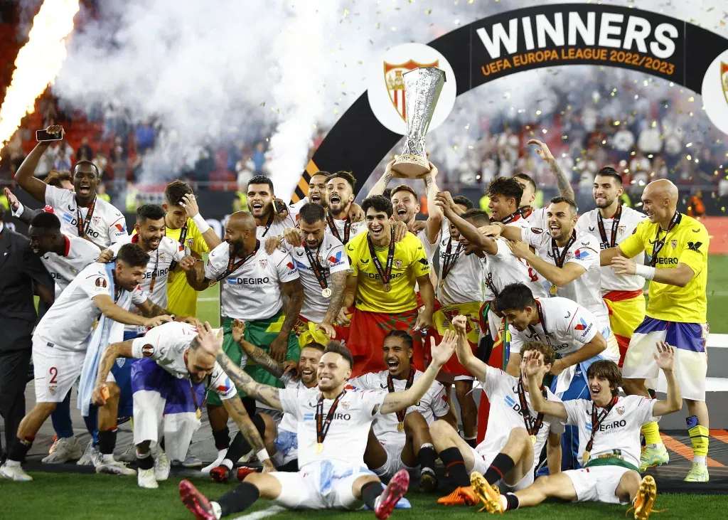 Europa league final sevilla v as roma