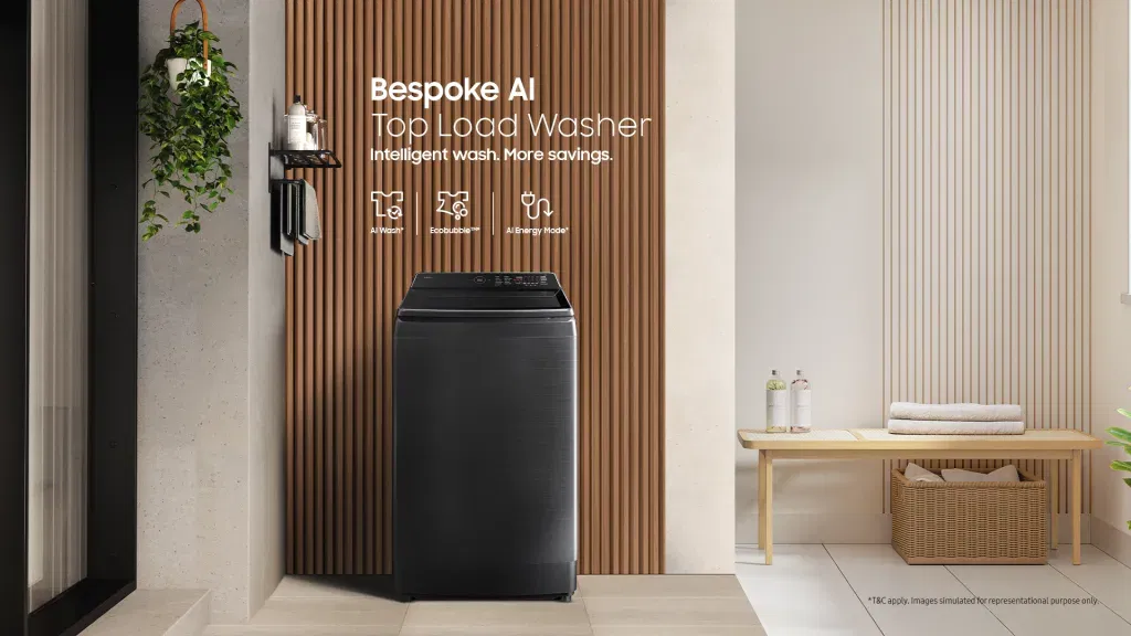 Samsung Unveils Bespoke AI Top Load Washing Machines in India
