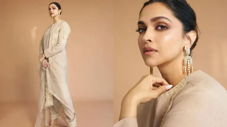 Deepika Padukone Ethereal Elegance: Masaba Gupta’s Beige Masterpiece