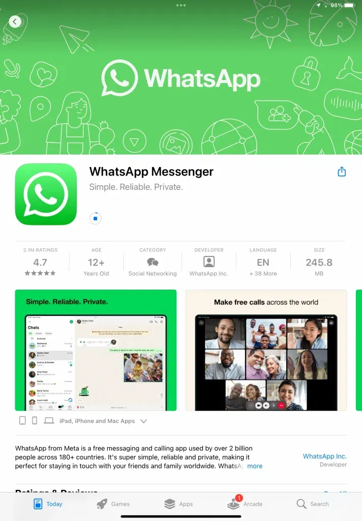 Ipad whatsapp 3