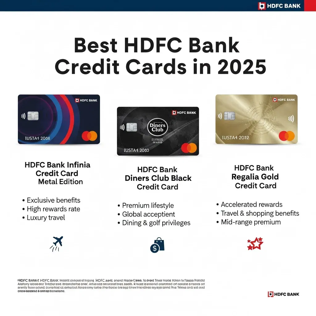 11 Best HDFC Bank Credit Cards in 2025: Compare Rewards & Benefits