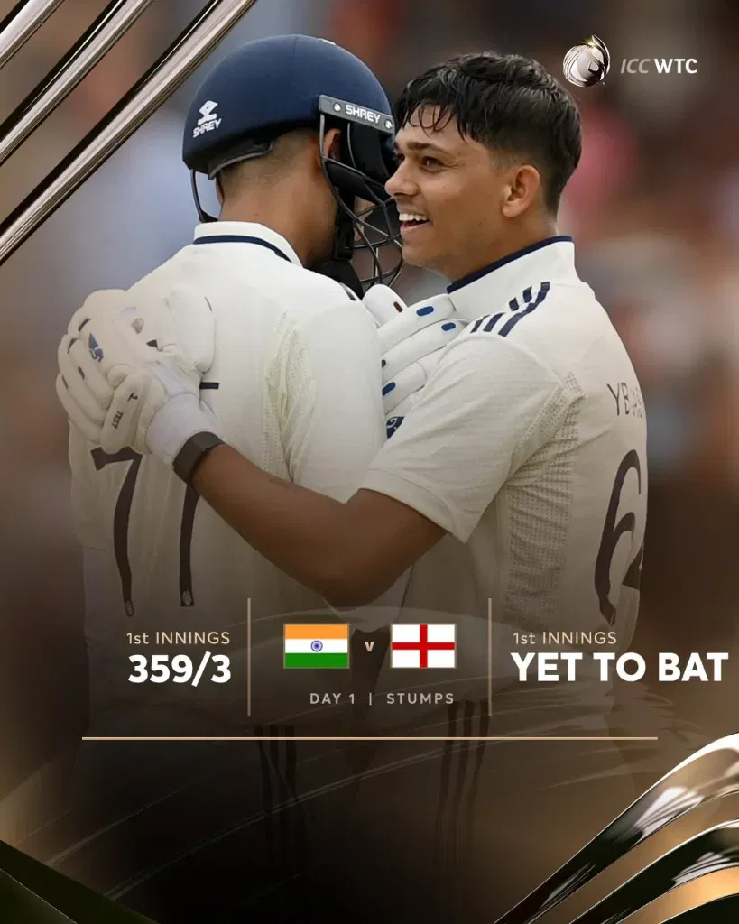 England vs india day 1