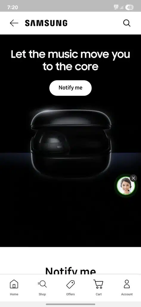 Galaxy buds core 3