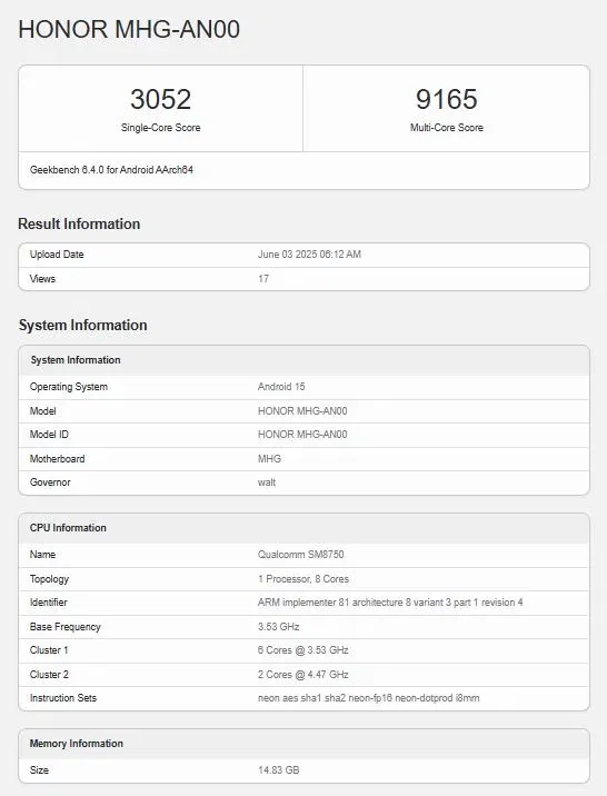 Honor magic v5 2