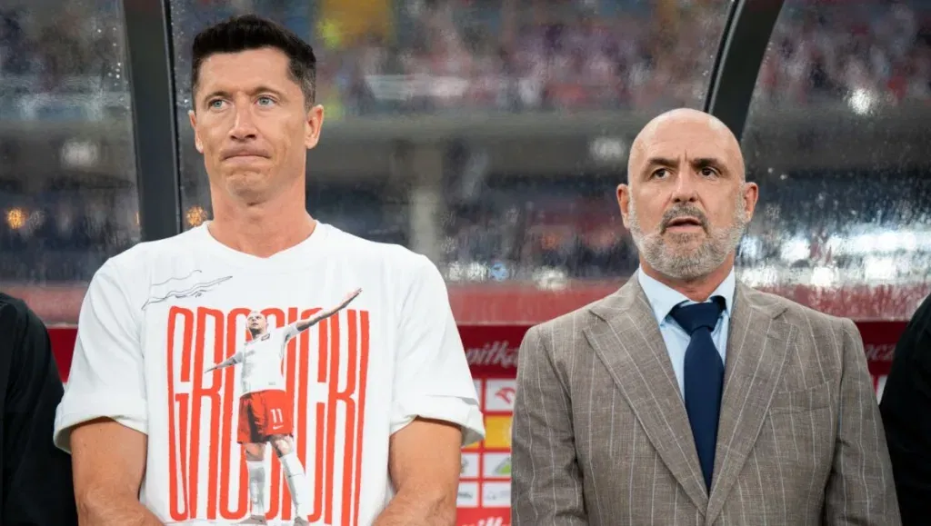 Robert lewandowski and michał probierz