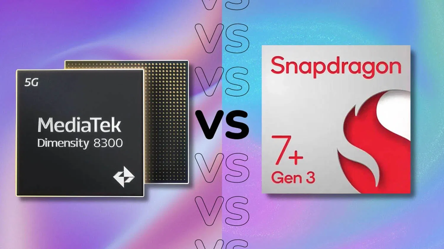 Snapdragon 7+ Gen 3 vs Dimensity 8300 chipset comparison