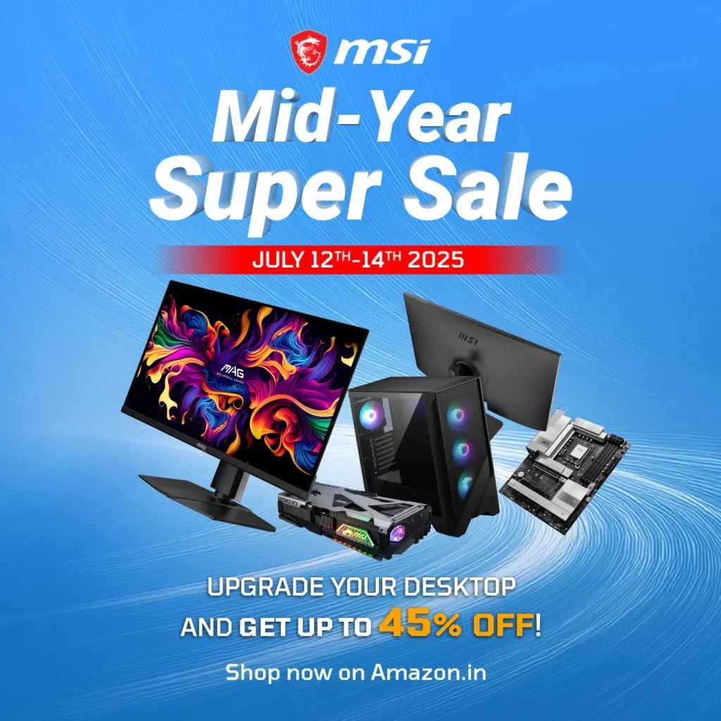 MSI Prime Day 2025: Up to 45% Off Gaming Monitors, Graphics Cards & PC Components