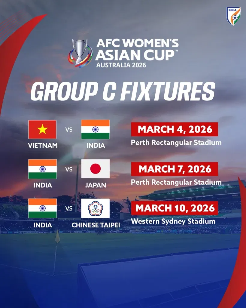 Afc women's asian cup australia fixtures