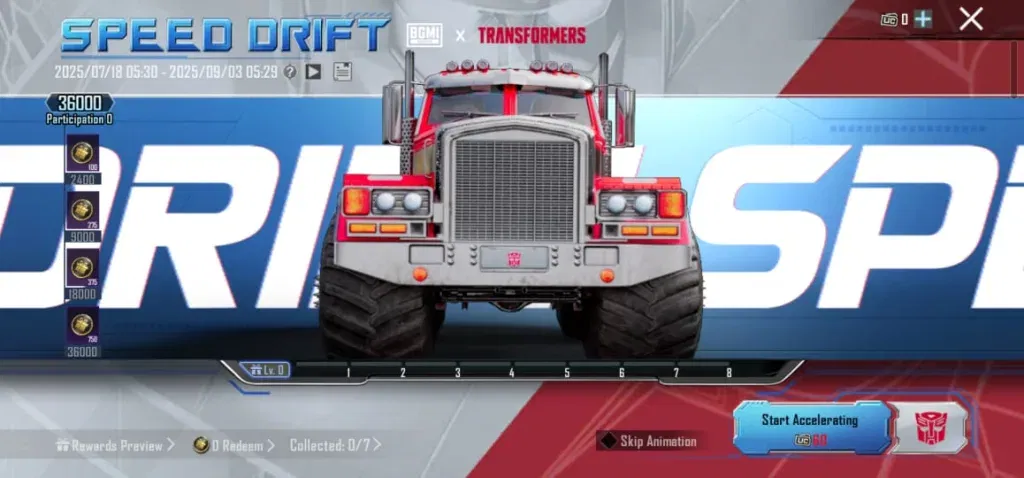 Bgmi 3.9 transformers 2