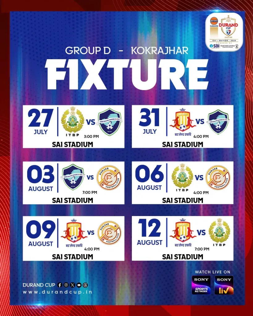 Durand cup 2025 group d