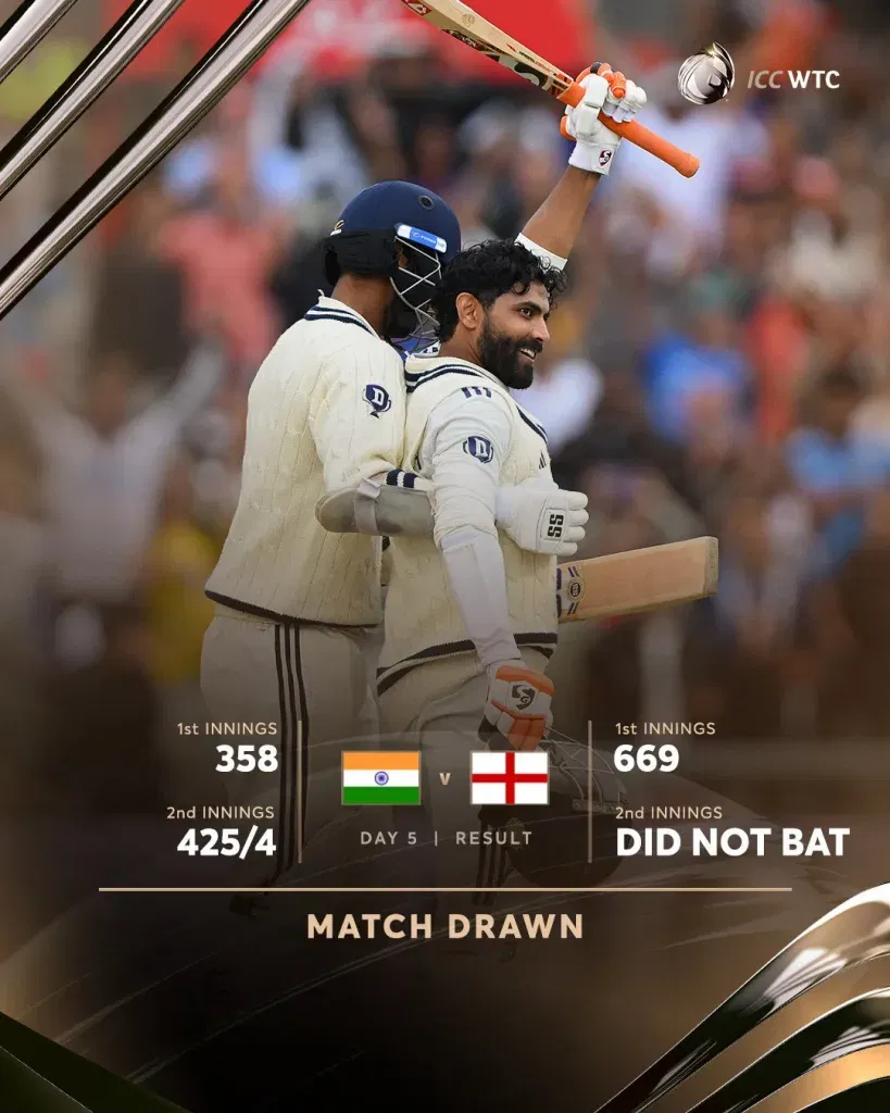 England vs india 4th test day 5