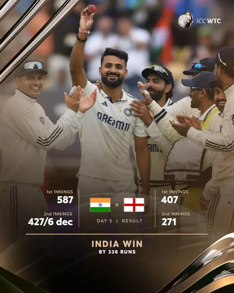 England vs india day 5