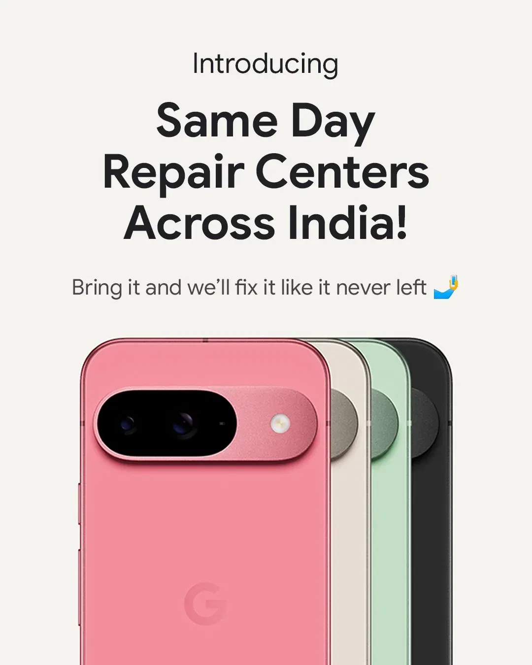 Google Launches Same-Day Repair Centers Across 21 Indian Cities for Pixel Devices