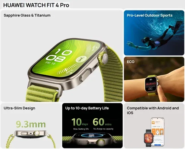 Huawei watch fit 4 3