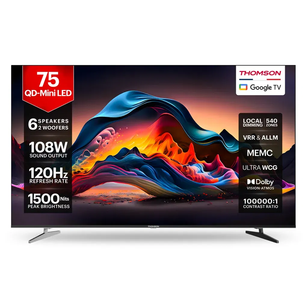THOMSON Unleashes India's First TV with Dual Subwoofers: Mini QD LED Series Exclusive on Flipkart