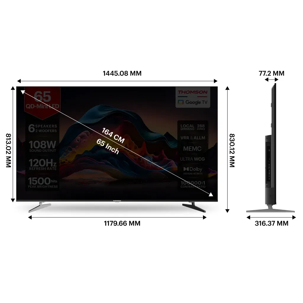 THOMSON Unleashes India's First TV with Dual Subwoofers: Mini QD LED Series Exclusive on Flipkart