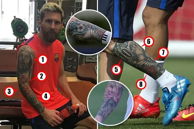 Lionel messi tattoos