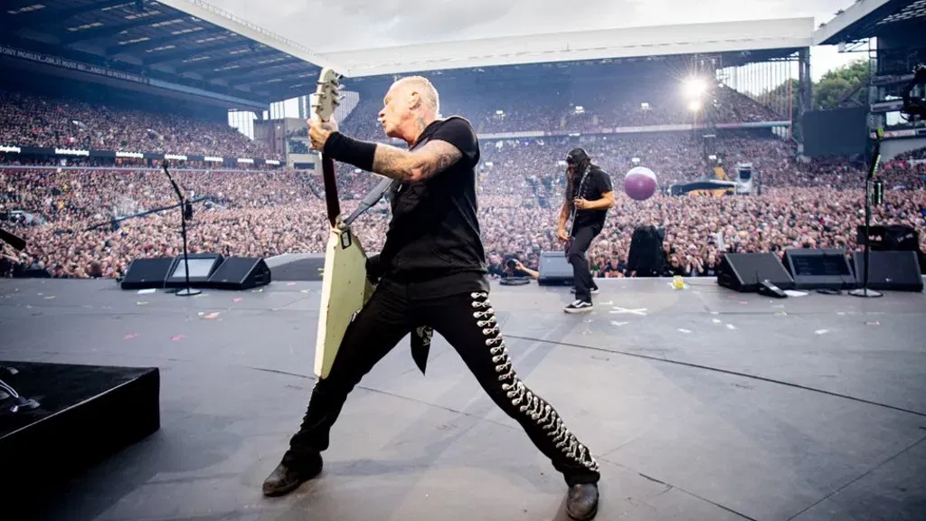 Metallica were among the other bands who rocked villa park