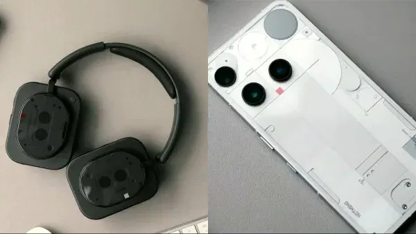 Nothing phone 3 and headphone 1 2