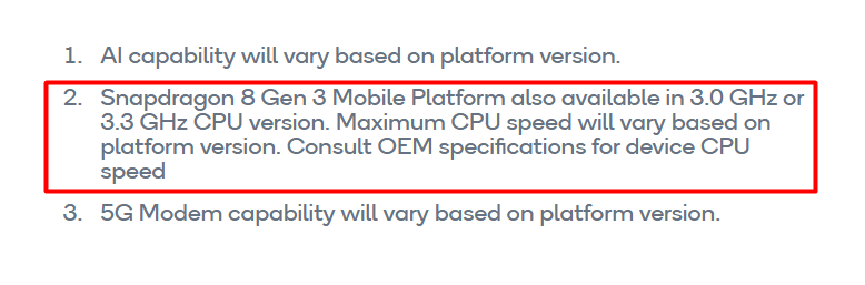 Snapdragon 8 gen 3 4