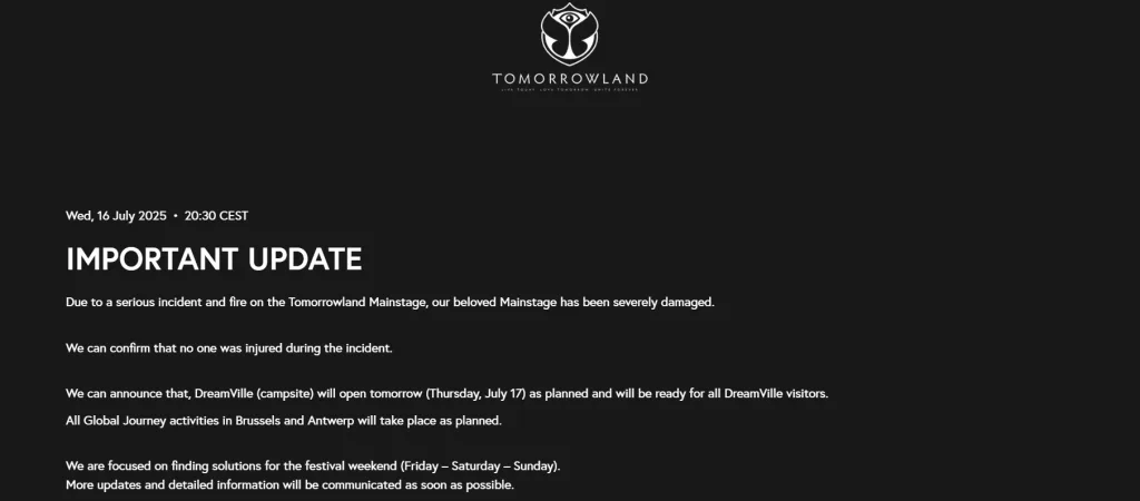 Tomorrowland 2025