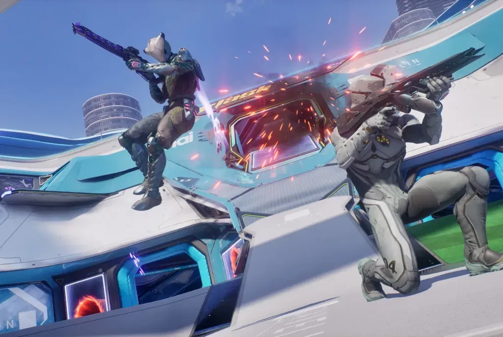 Splitgate 2 shooting