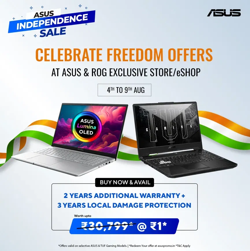 Asus independence day sale 2025 2