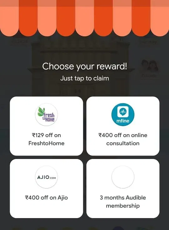 Gpay rewards 1