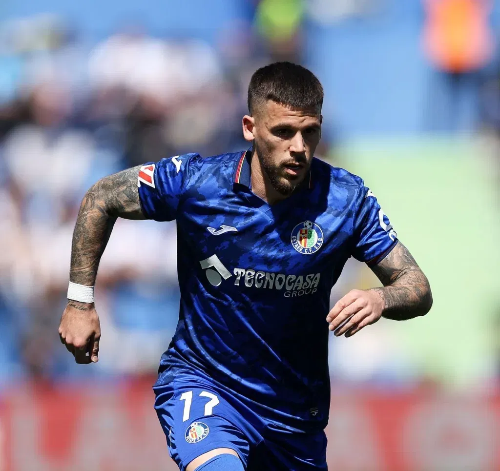 Getafe's forward carles perez