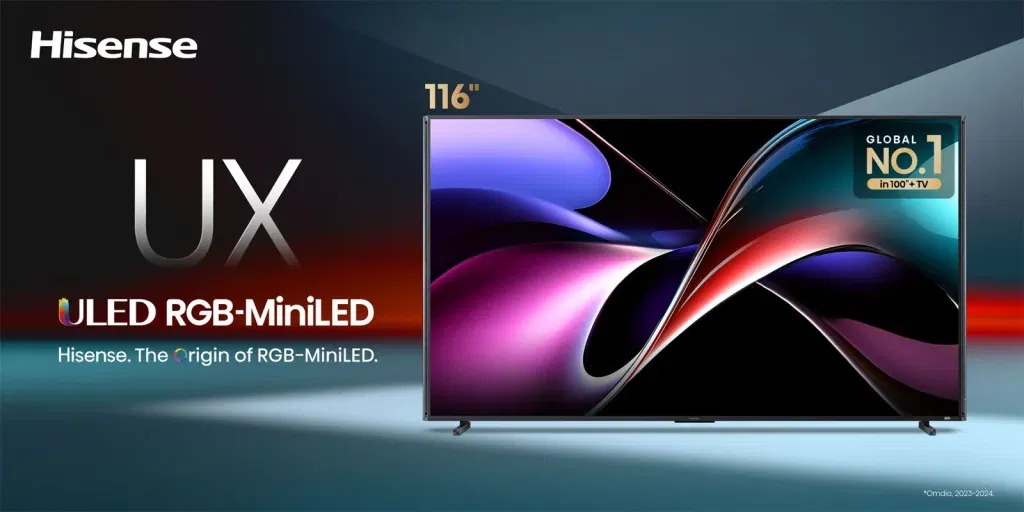 Hisense UX RGB-MiniLED TVs