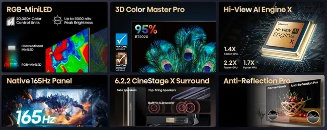 Hisense ux rgb miniled tv 2