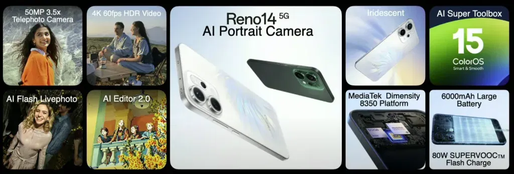 Oppo reno14 series 3