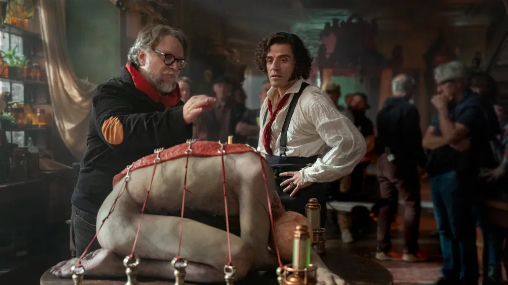 Oscar isaac in guillermo del toro’s frankenstein