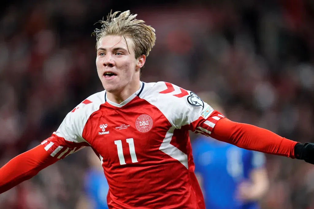 Soccer football uefa euro qualifiers group h denmark v finland