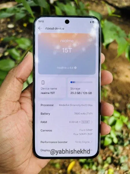 Realme 15t 2